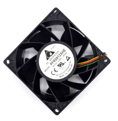 Original DELTA PFR0912XHE Cooling Fan 12V 4.5A 44.4W 4wires PFR0912XHE Fans